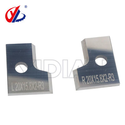 20 x 15,8 x 2 mm Wolframkarbid-Schabe für CEHISA Kantenanleimmaschine
