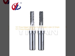 TCT Dreischneidige Steigzähne Geraden Schneider 1/2 Schaft TCT 3 Flöte Geraden Schneider